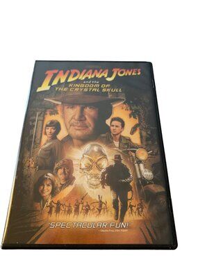 Indiana Jones Kingdom of the Crystal Skull DVD 2008 Adventure Harrison Ford PG-1